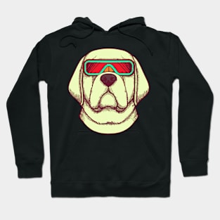 Retrofuturism Labrador Dog Lover Retriever Hoodie